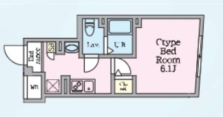 エルファーロ神楽坂Ⅲの間取り