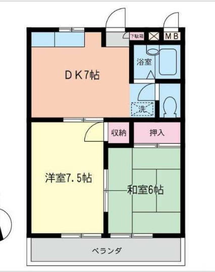 ブルービーチ大船の間取り