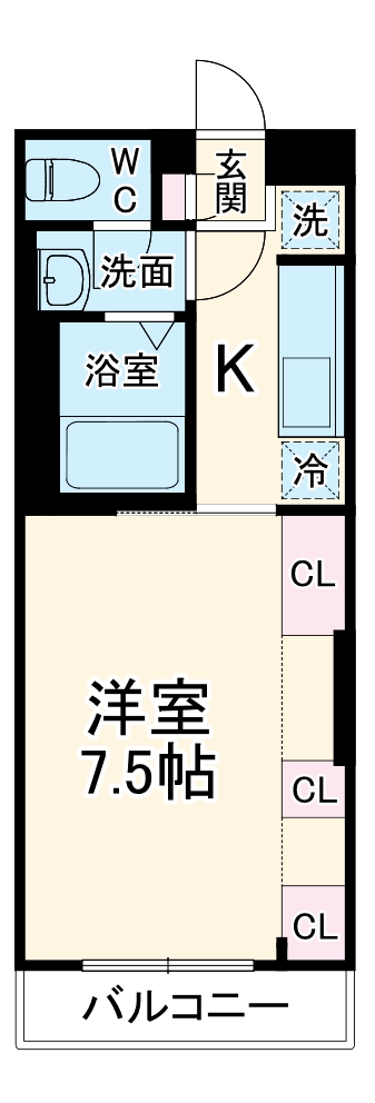 リブリ・ルピア湘南　Ⅱの間取り