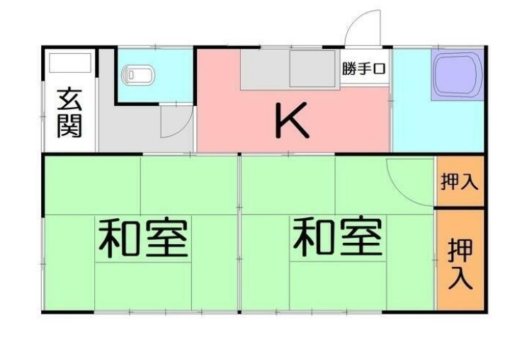 伊澤貸家 4の間取り