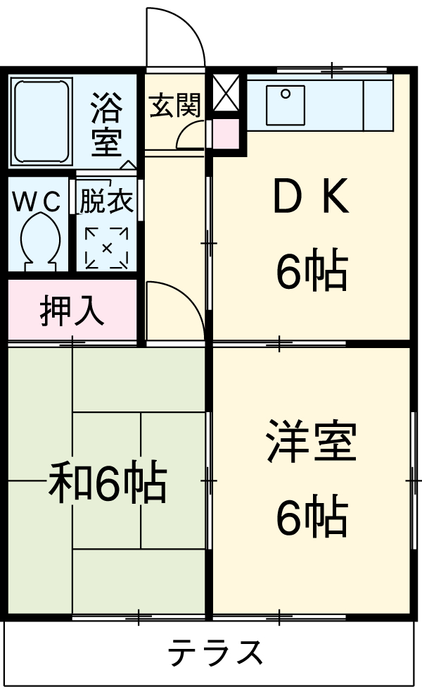 コーポ加藤の間取り