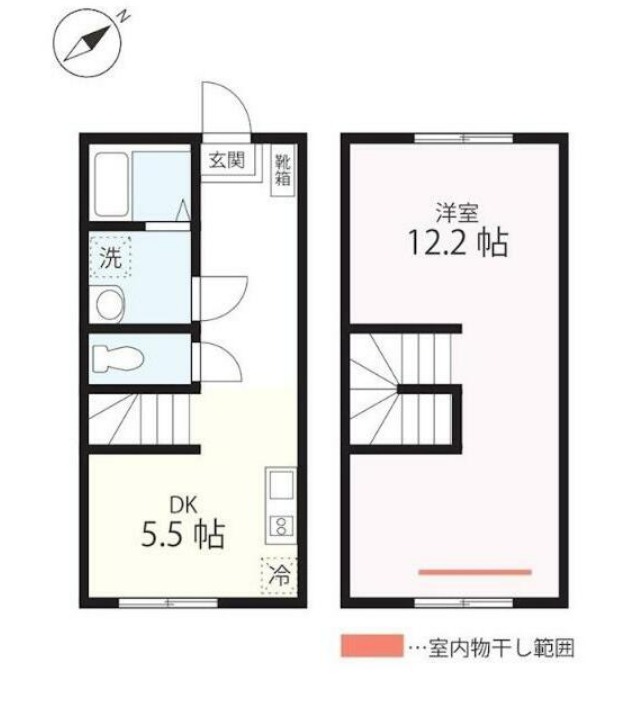 ハーミットクラブハウスmix三ツ沢下町Ⅱ(仮)の間取り