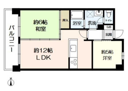 メイゾン桂東の間取り