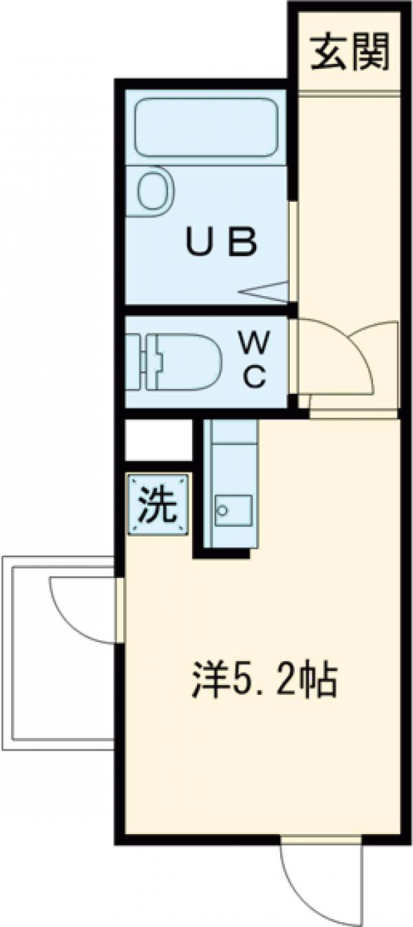 ラフィネ梅島の間取り