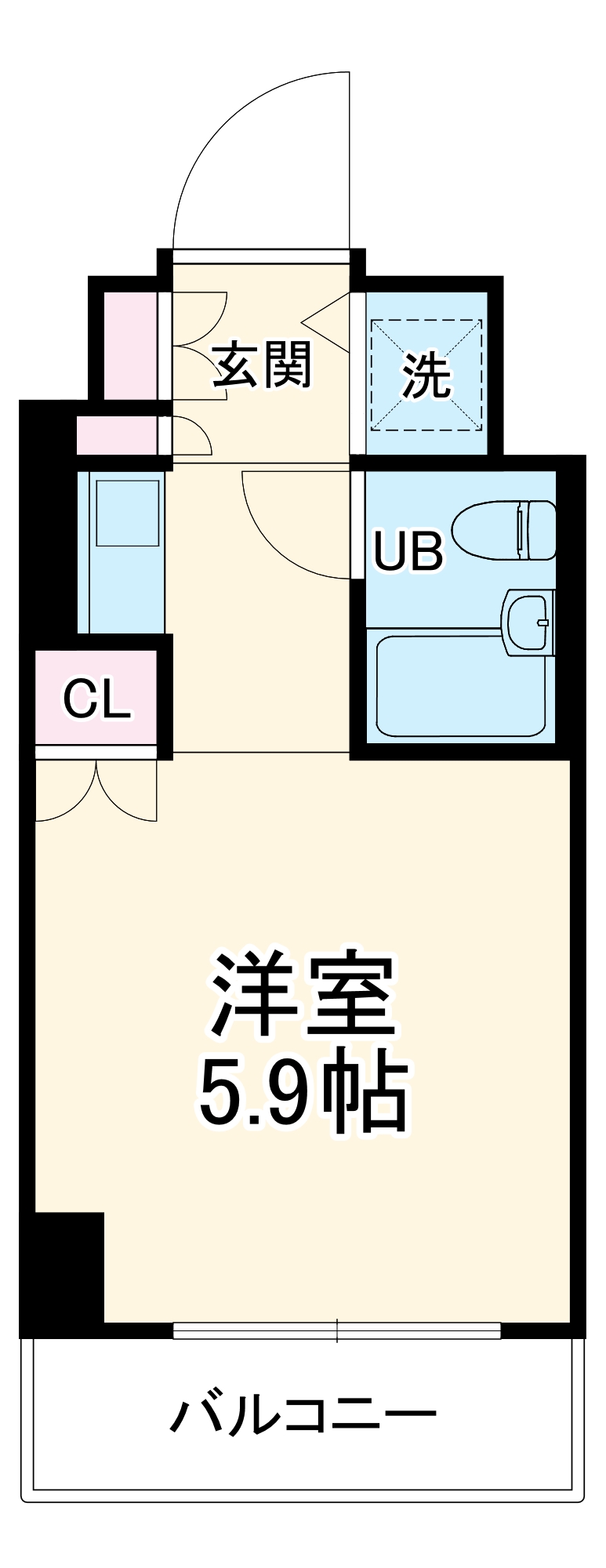 ルネ和田町の間取り