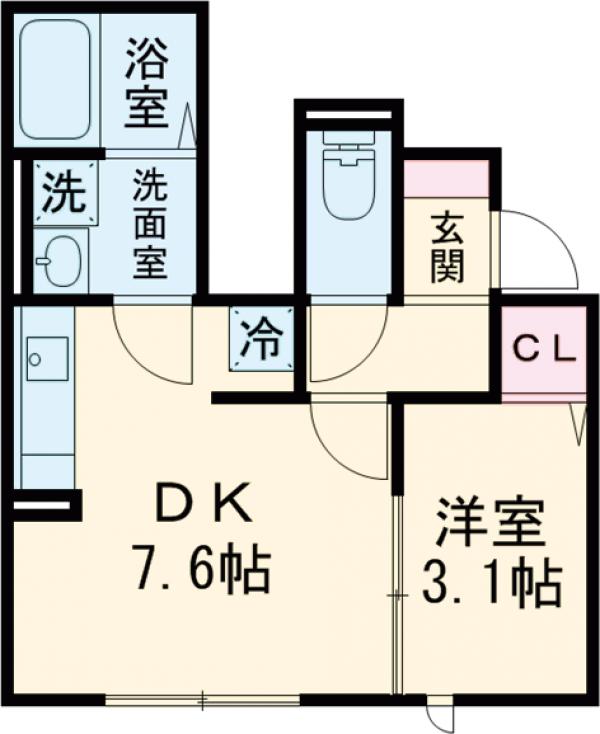 エクセリア高砂の間取り