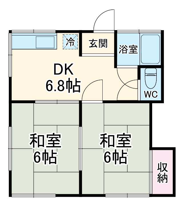 第二小国荘の間取り