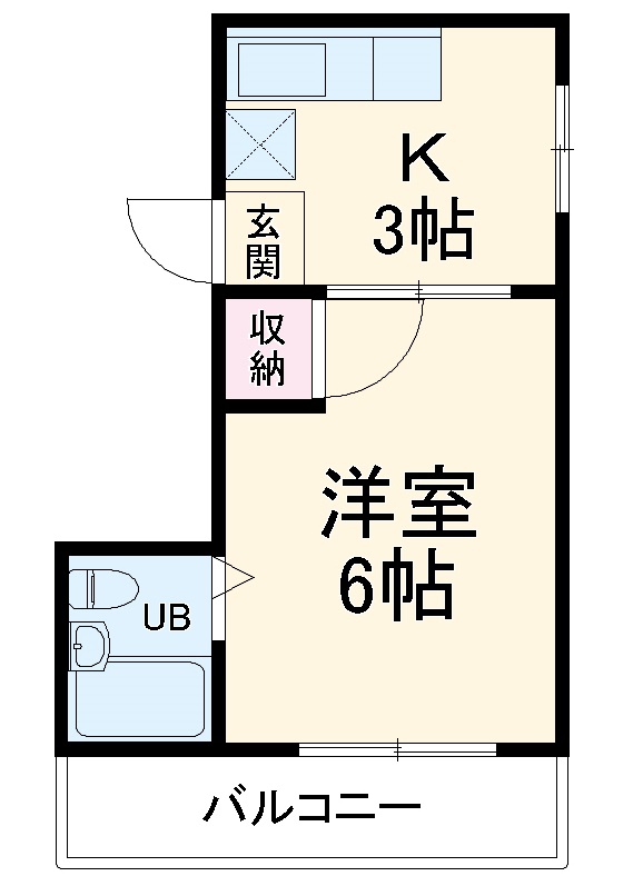 古谷ハイツの間取り