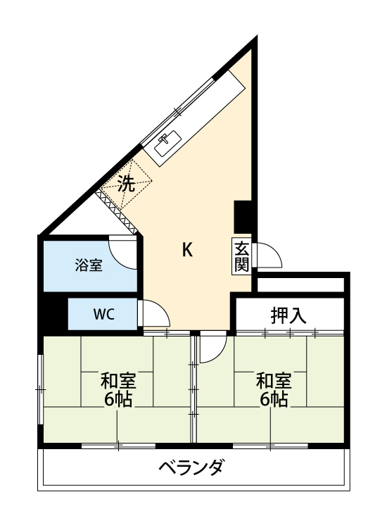 メゾン丸山の間取り