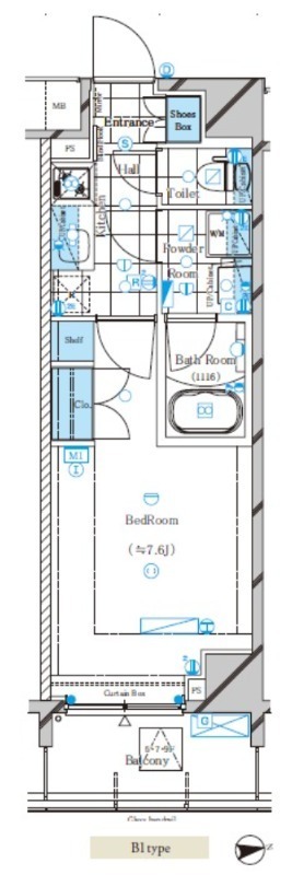 ドムス・スタイル神楽坂の間取り