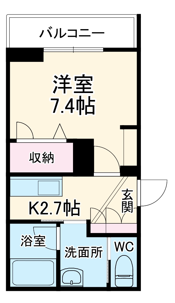 サンヴェルジュ エスの間取り