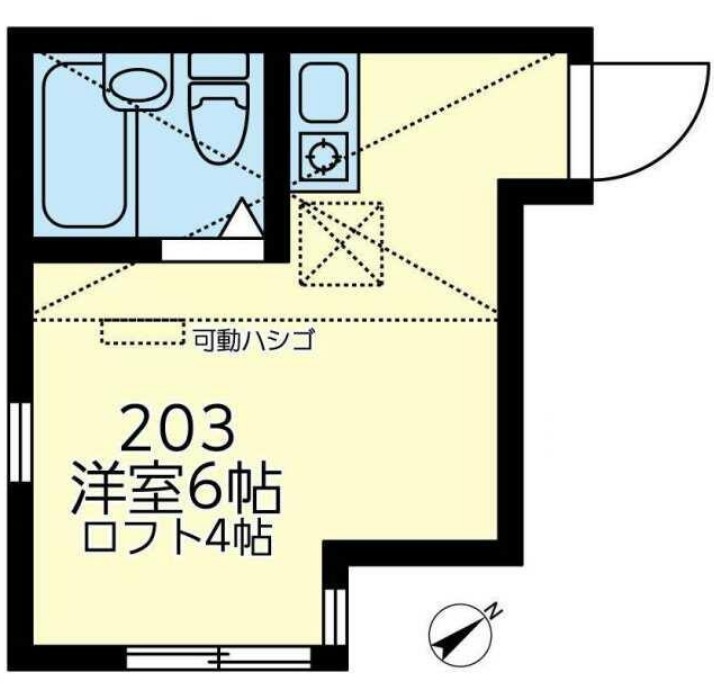 ユナイト白楽コンドッティーの間取り