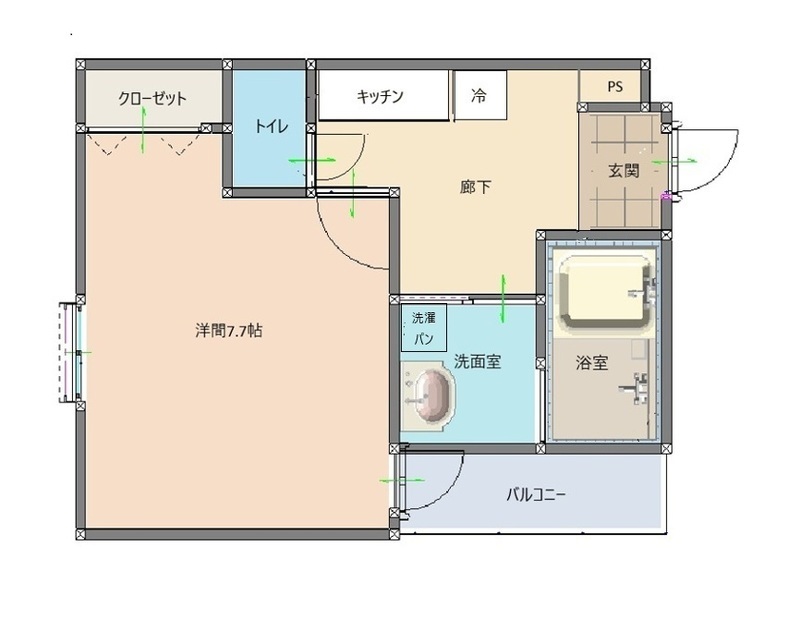 メゾンドリラの間取り