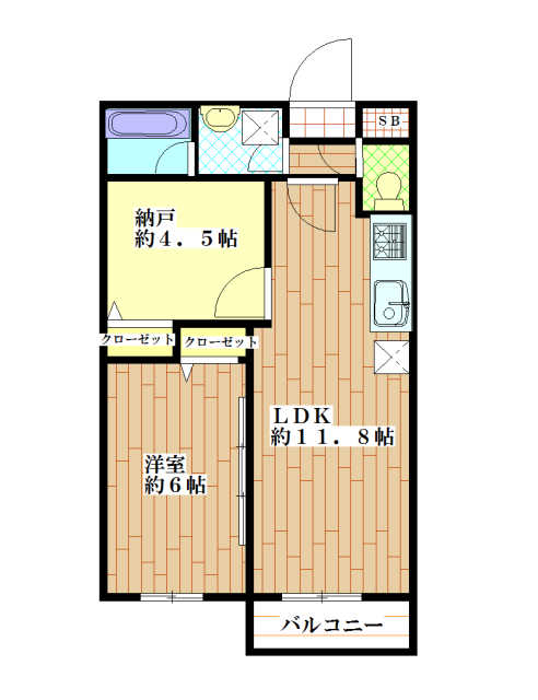 サンク相模が丘の間取り