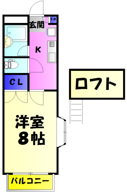 ドゥミル津田沼の間取り
