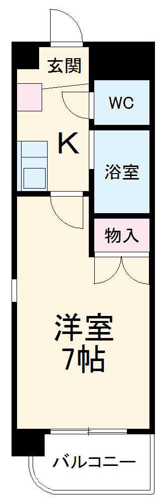 プリオールKの間取り