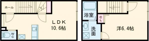 Reberty竹ノ塚の間取り