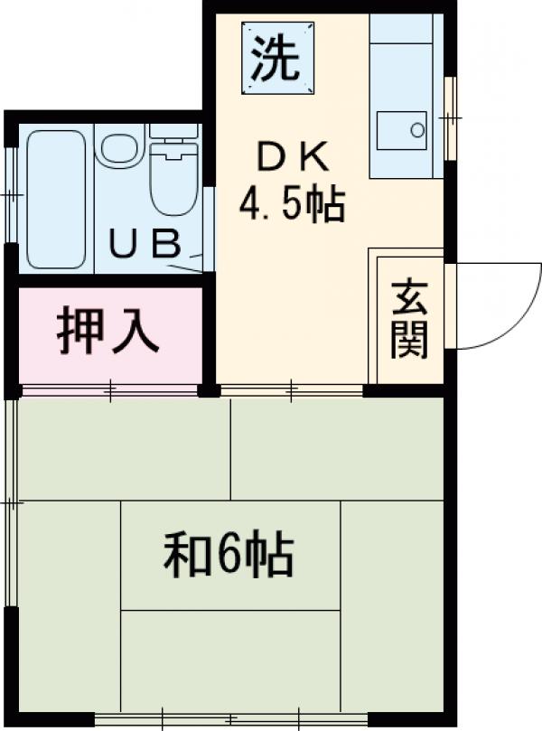 コーポ池田の間取り