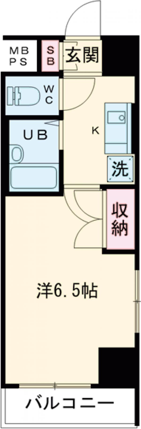 メインステージ目黒南の間取り