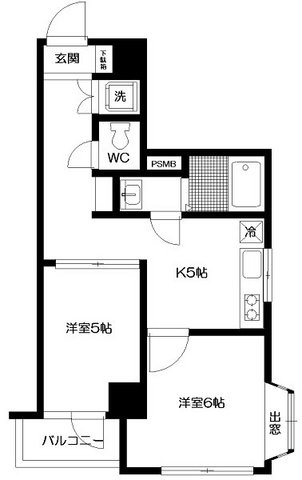 日神シルバープラザ大久保第2の間取り