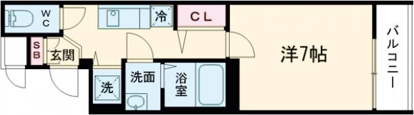 アドバンス京都烏丸町の間取り