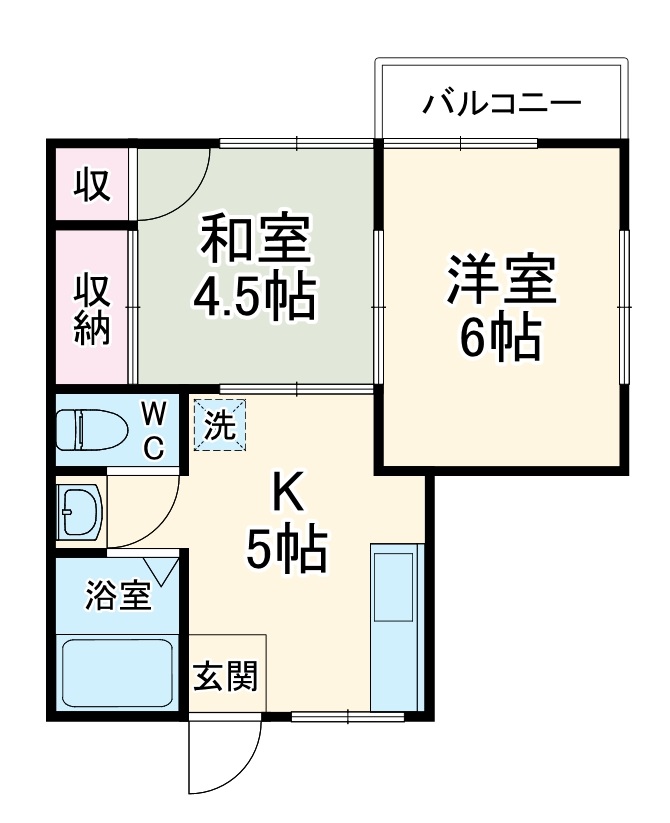 コーポ綾部の間取り