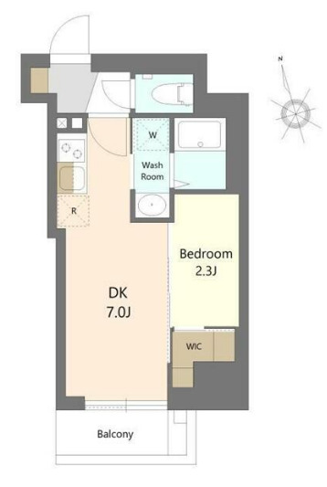 プロスタイルウェルス新小岩の間取り