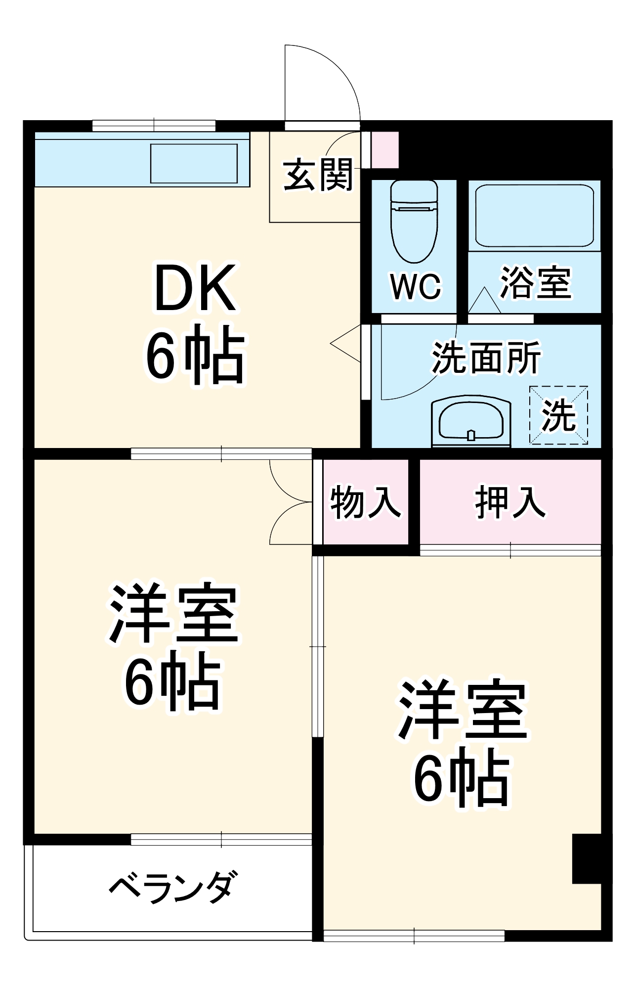 アゼールの間取り