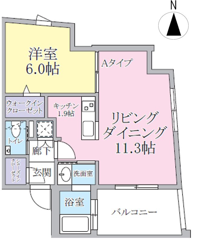 シェモア・オーの間取り