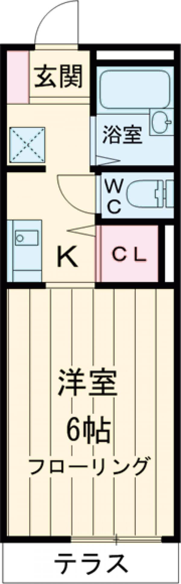 シャルム祖師谷の間取り