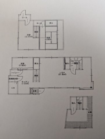 西台三丁目戸建ての間取り