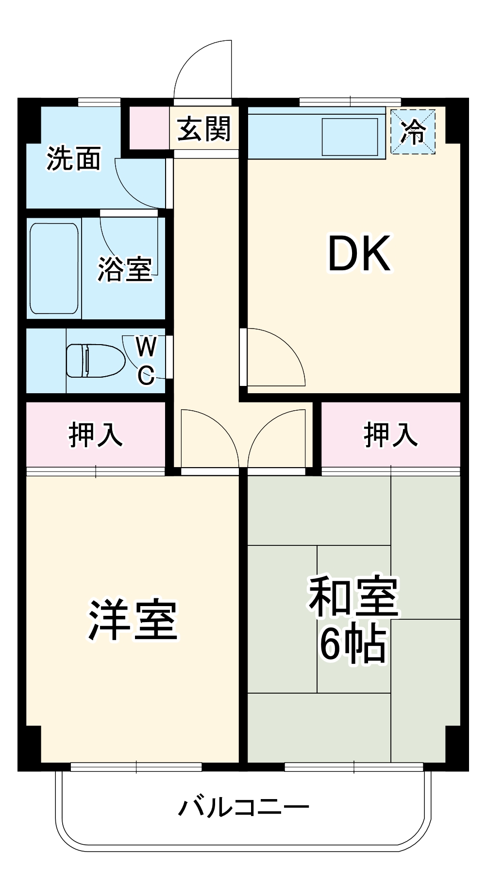 加藤第二コーポの間取り