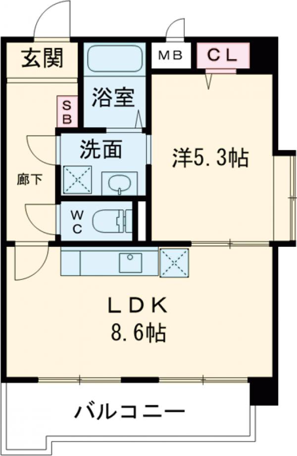エレガントヴェルスの間取り