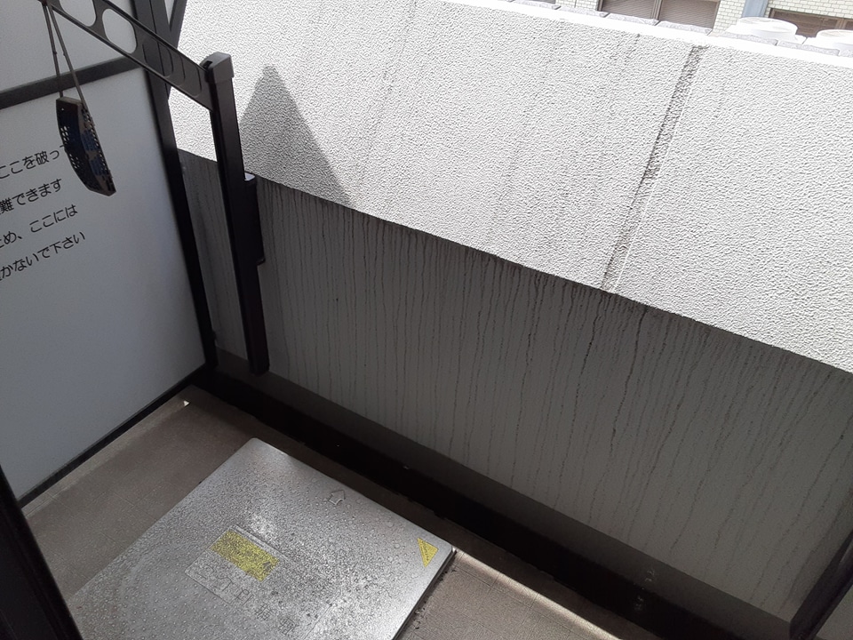 12/25 バルコニー