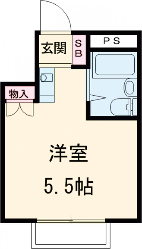 ラ・メール3番館の間取り