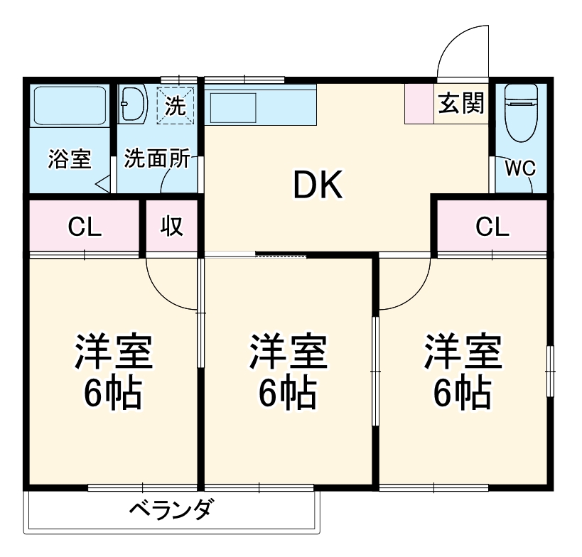 ハイツフォレストの間取り