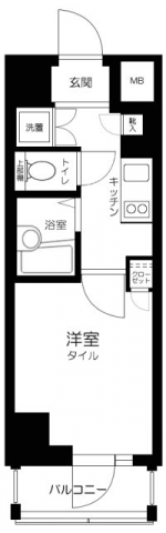 スパシエ エル・ヴィエント・アース 板橋 タワーの間取り