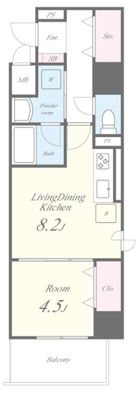 レジデンス湘南平塚の間取り