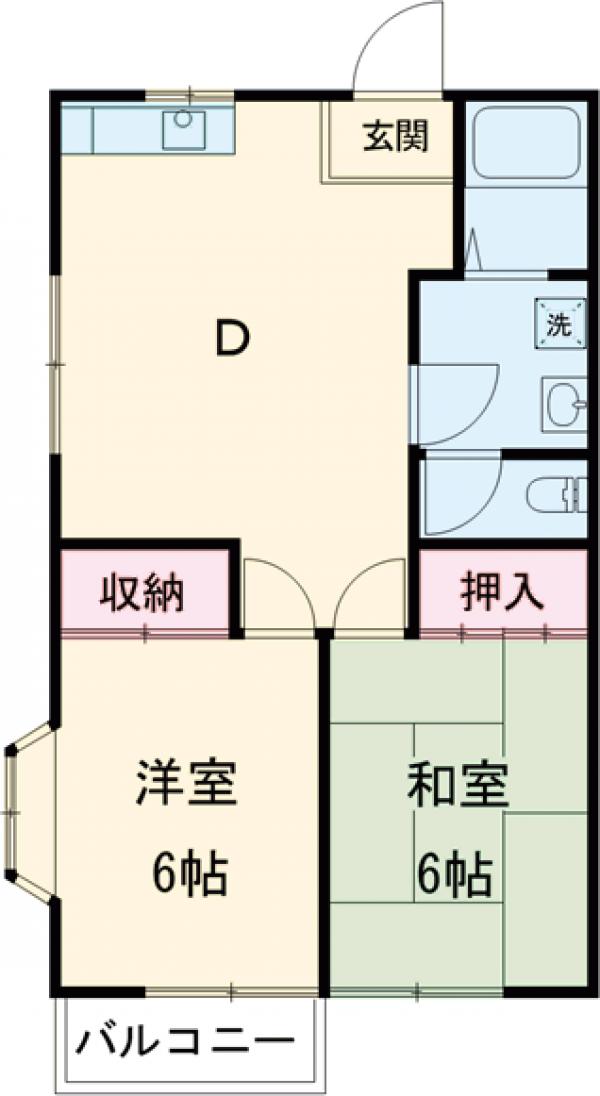 ファミーユ長栄の間取り