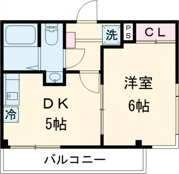 キャスル自由が丘の間取り