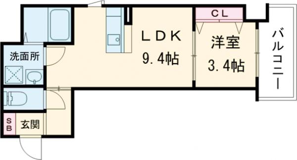 WISTERIA香椎SUZUの間取り