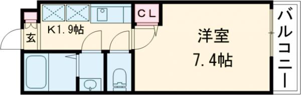 NEXT LIFE太秦天神川Ⅱの間取り