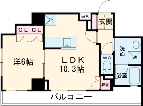 プレール・ドゥーク世田谷代田の間取り