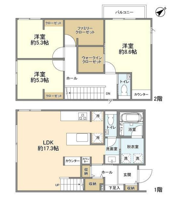 Kolet三鷹大沢の間取り