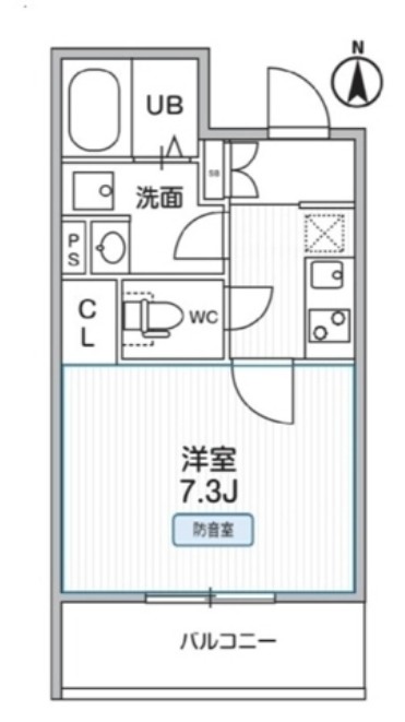 THE PALMS MUSE 新江古田の間取り
