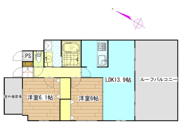 ル・スリールの間取り