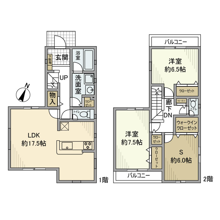 むさし野戸建の間取り