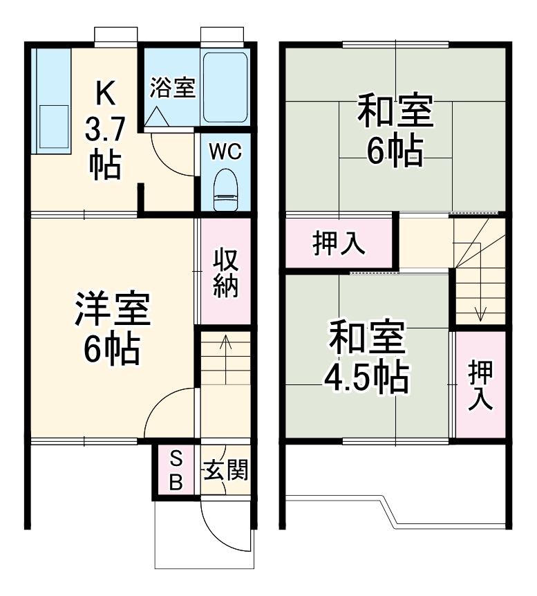 ダイワハイツ梅郷 E棟の間取り