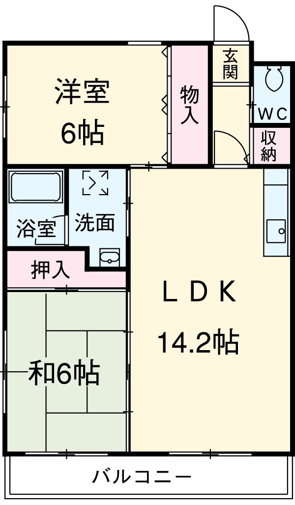 エスペランサ厳樹の間取り