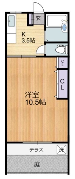 杉本コーポの間取り